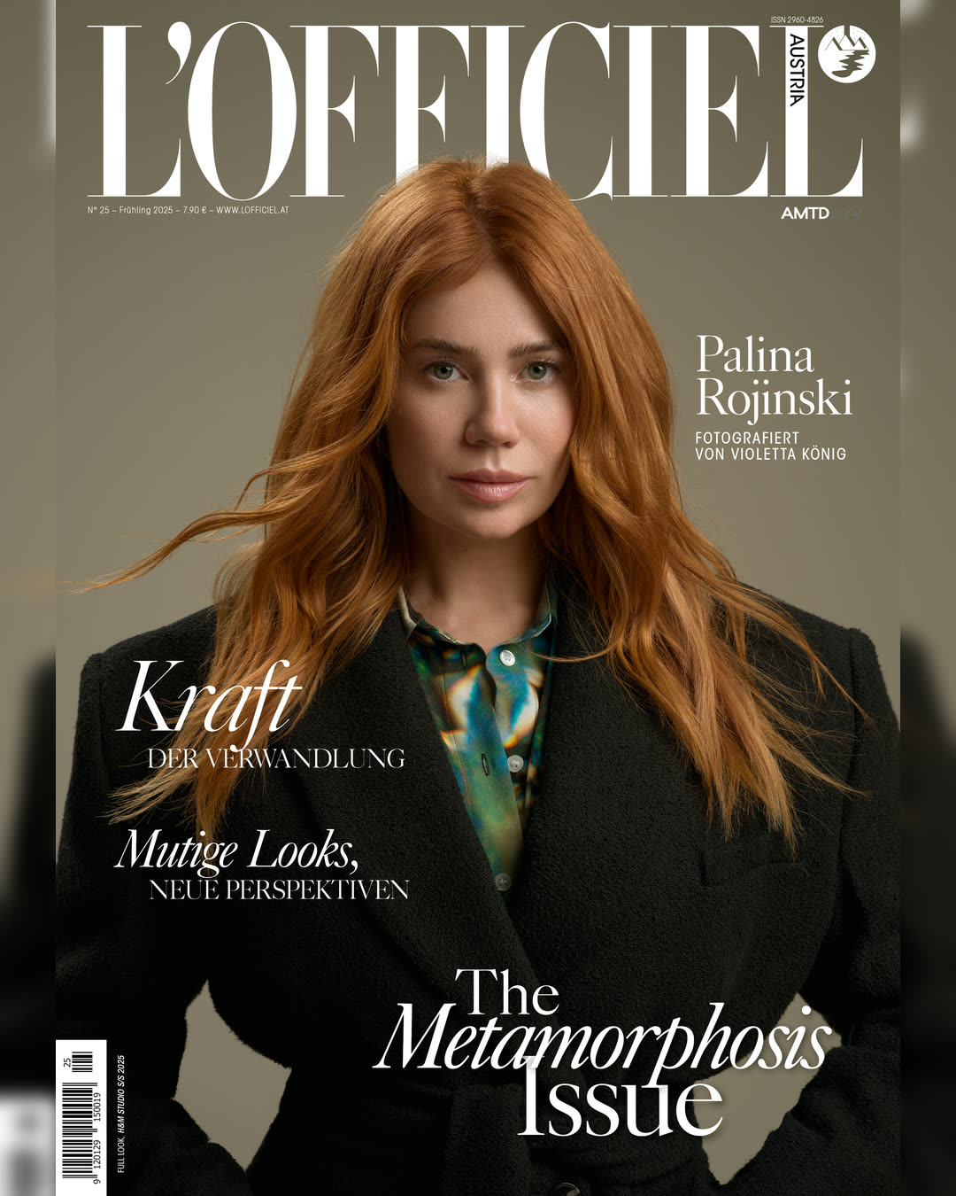 L&rsquo;Officiel Austria: The Metamorphosis Issue, Palina Rojinski