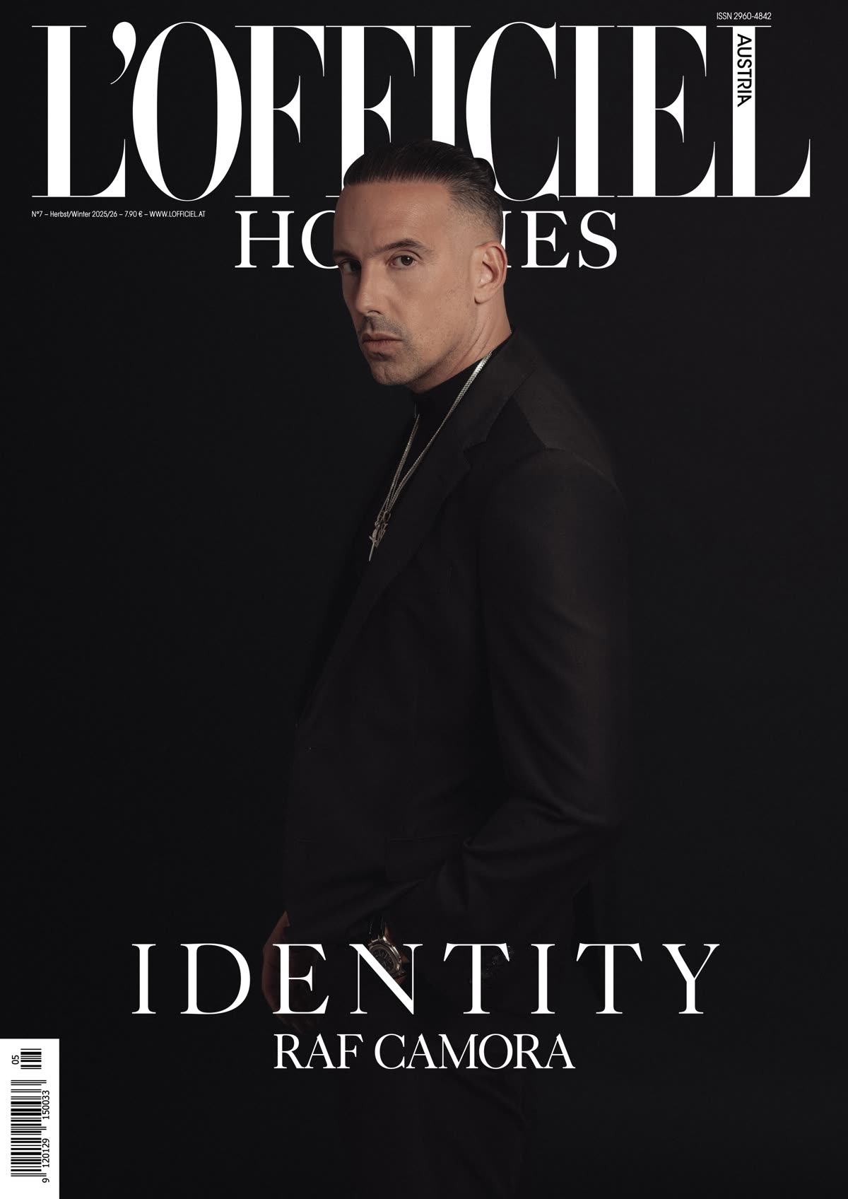 L&rsquo;Officiel Hommes: Identity: Raf Camora