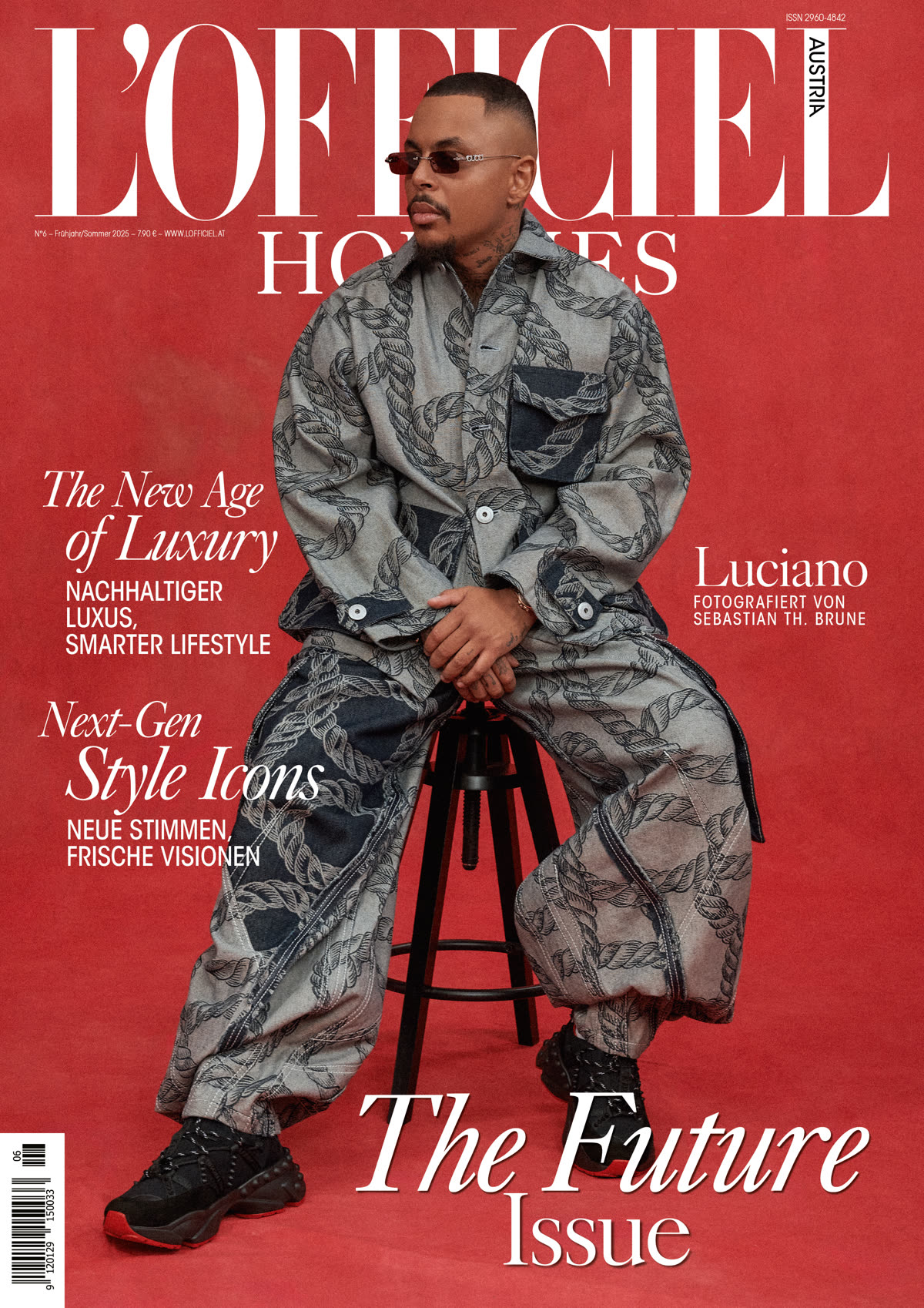 L&rsquo;Officiel Hommes: The Future Issue: Luciano
