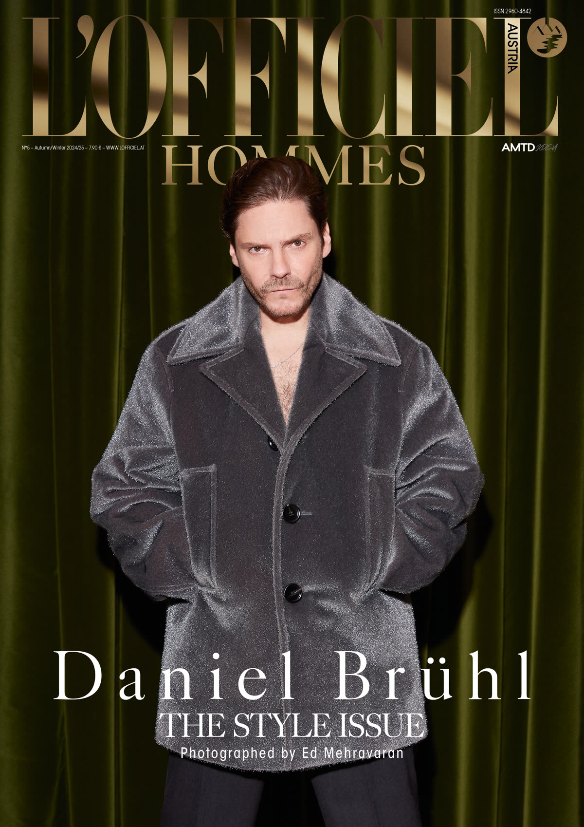 L&rsquo;Officiel Hommes, English Edition: The Style Issue, Daniel Brühl
