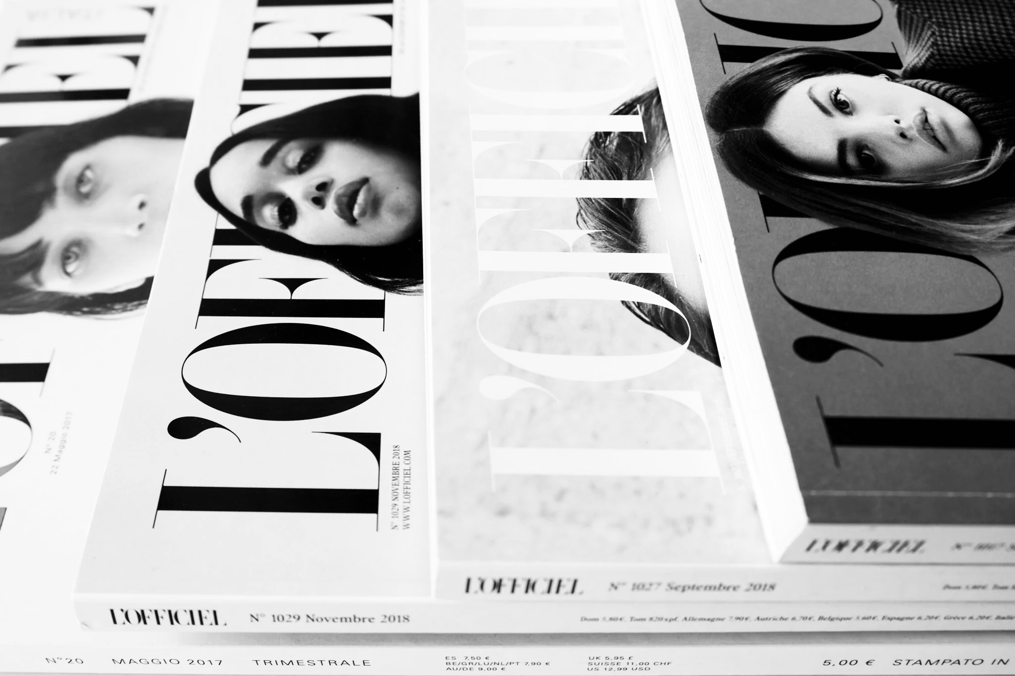 Selected magazine covers and mastheads